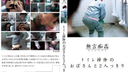 DMAT-018 Silent molestation: Alone with the toilet cleaning lady